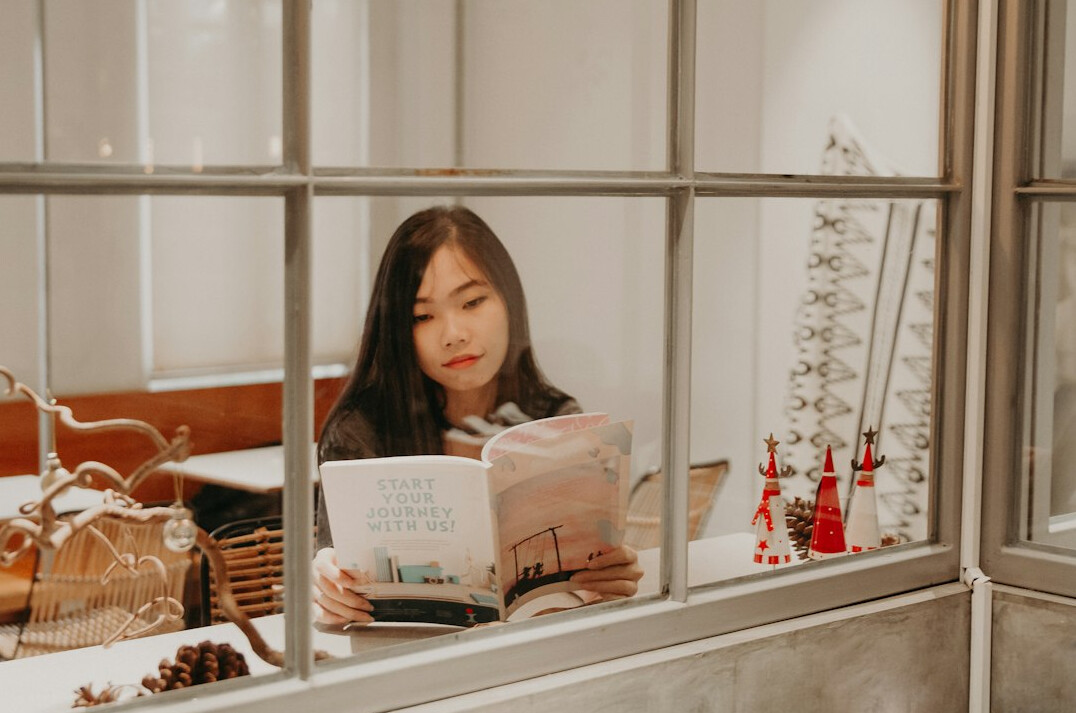 doctor reading medical book